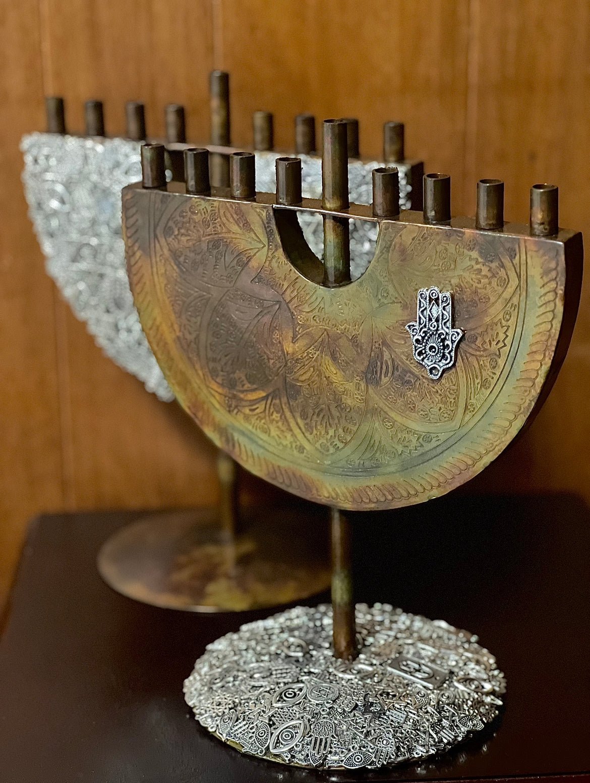 Custom Luxury Charm Menorah - JEWISHJOY.co