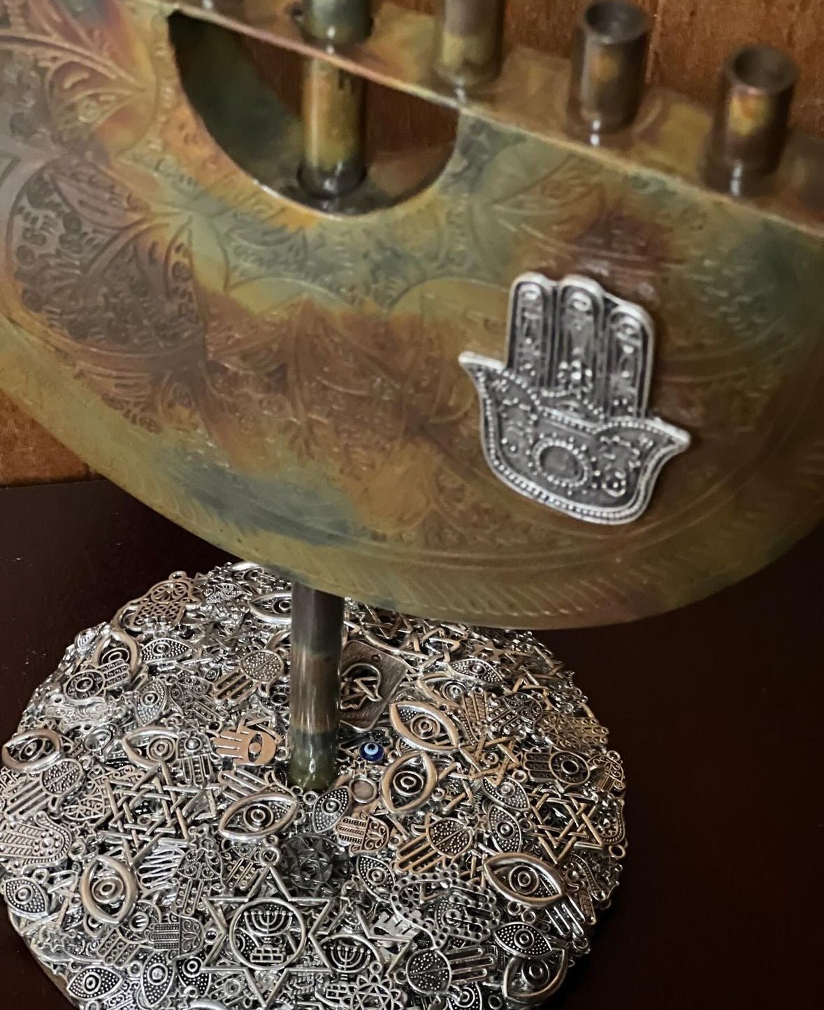 Custom Luxury Charm Menorah - JEWISHJOY.co