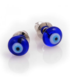 Glass Evil Eye Earrings | Protective Jewish Amulets