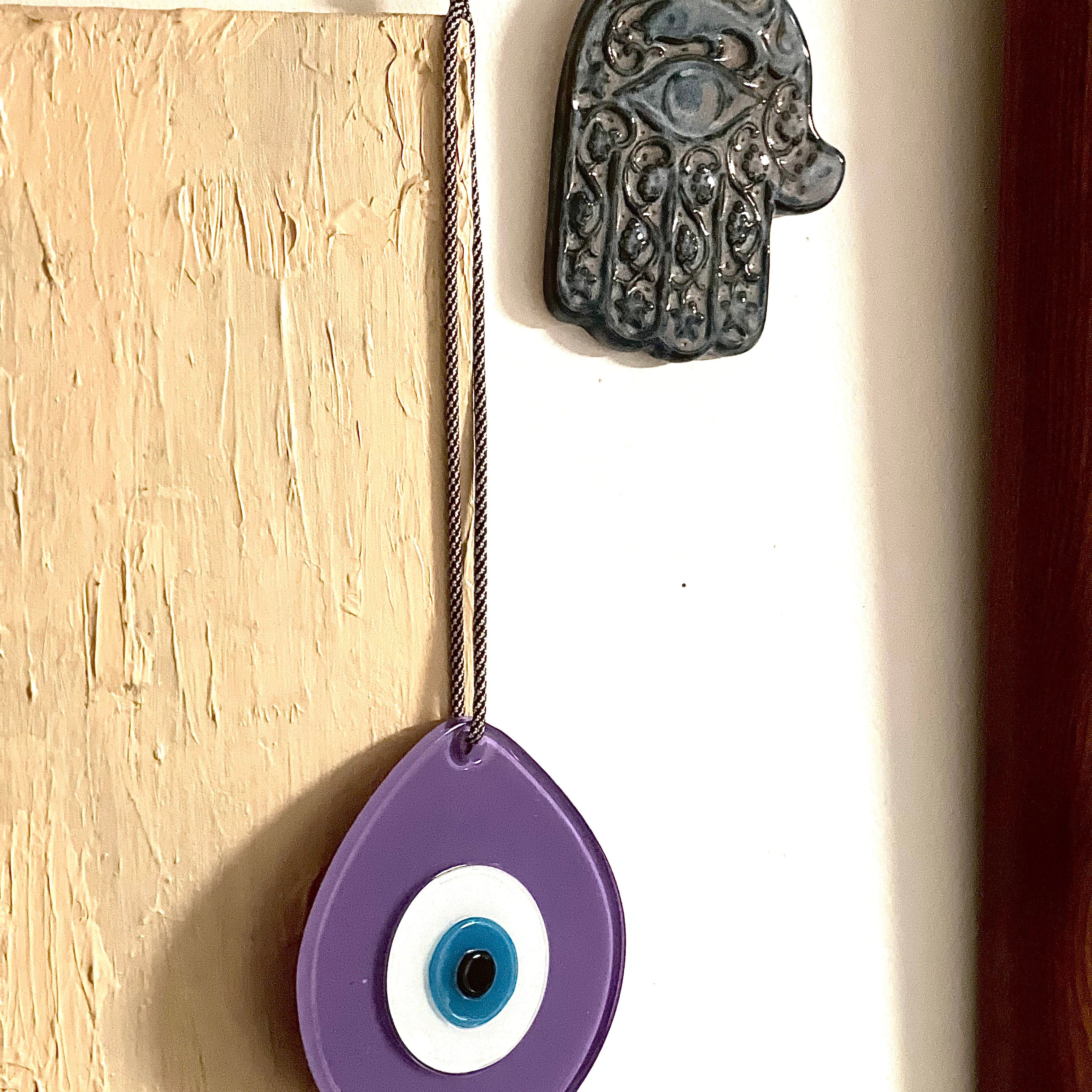 Purple - Evil Eye Hanging Pendant