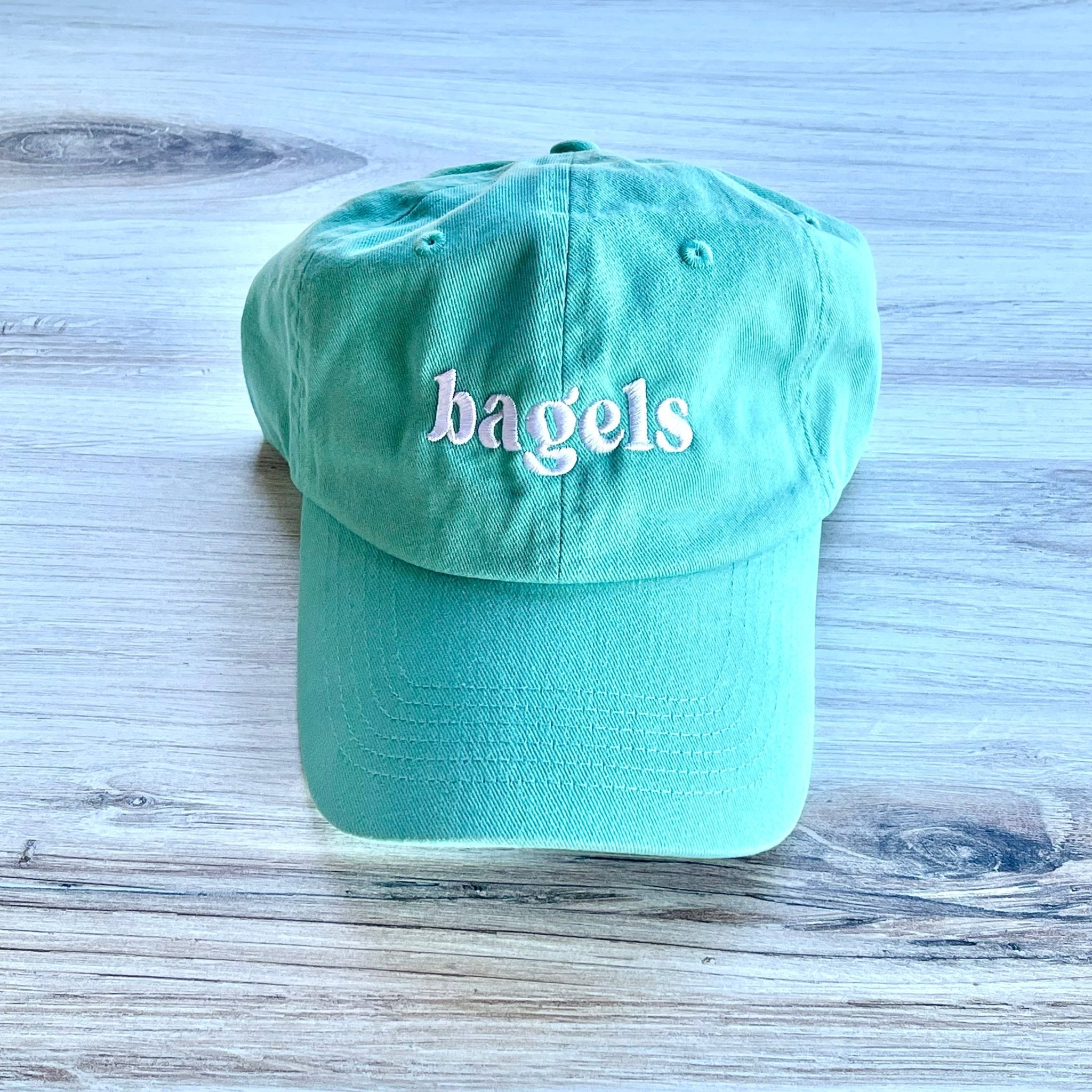 Bagels Baseball Cap |Unisex Dad Hat | Jewish gifts restaurant - JEWISHJOY.co