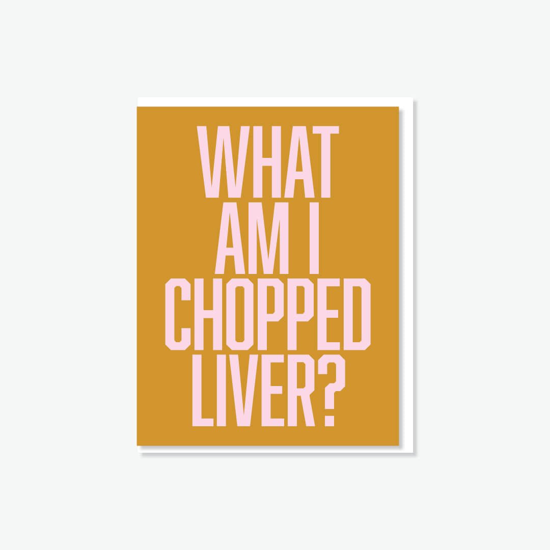 Card | Chopped Liver 2 - JEWISHJOY.co