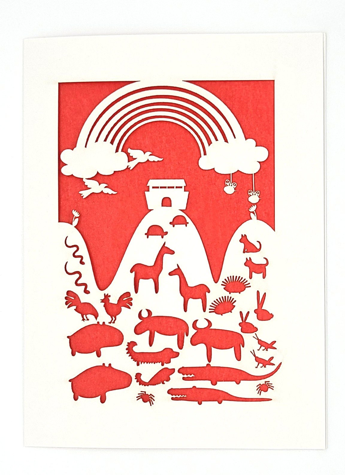 Card | Lasercut Noah’s Ark - JEWISHJOY.co