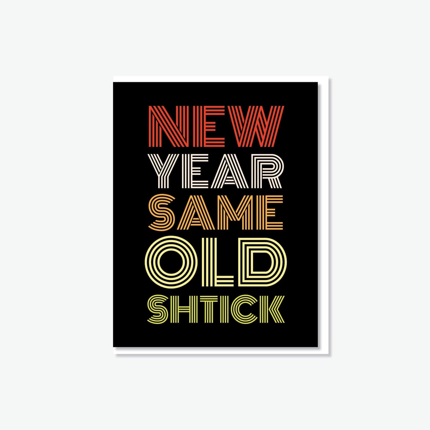 Card | New Year Same Old Shtick - JEWISHJOY.co