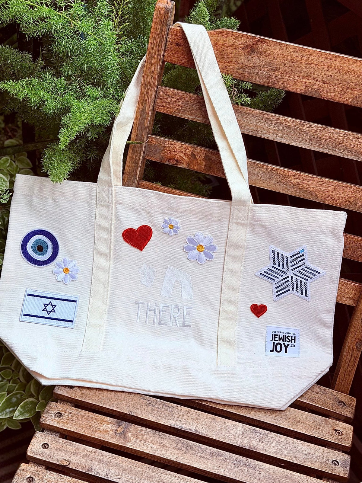 Chai There | Patch Bag - A - JEWISHJOY.co