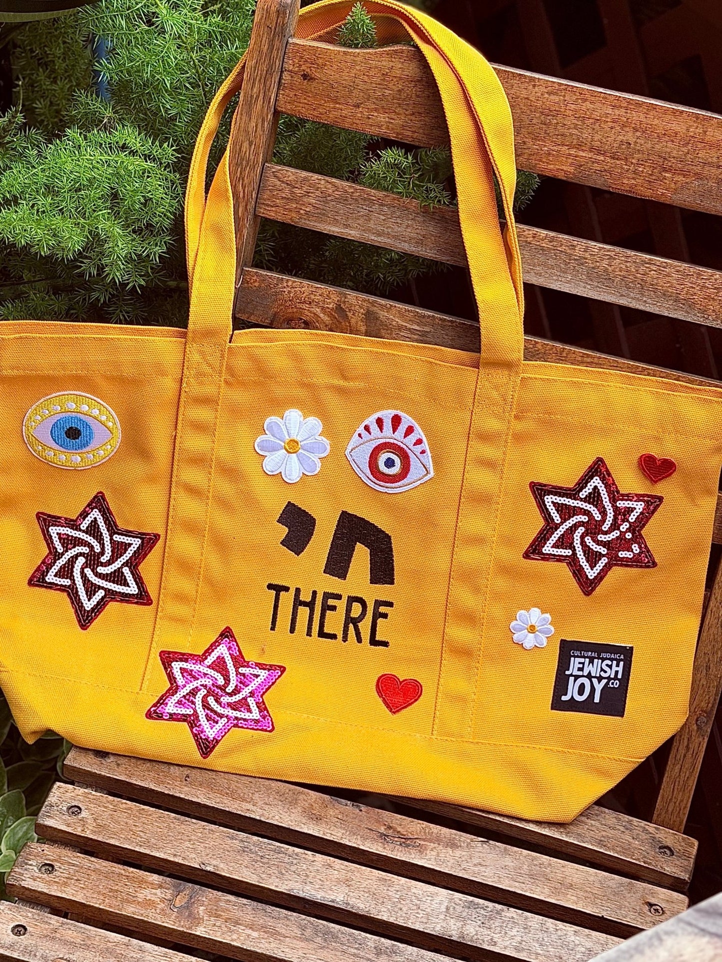 Chai There | Patch Bag - G - JEWISHJOY.co