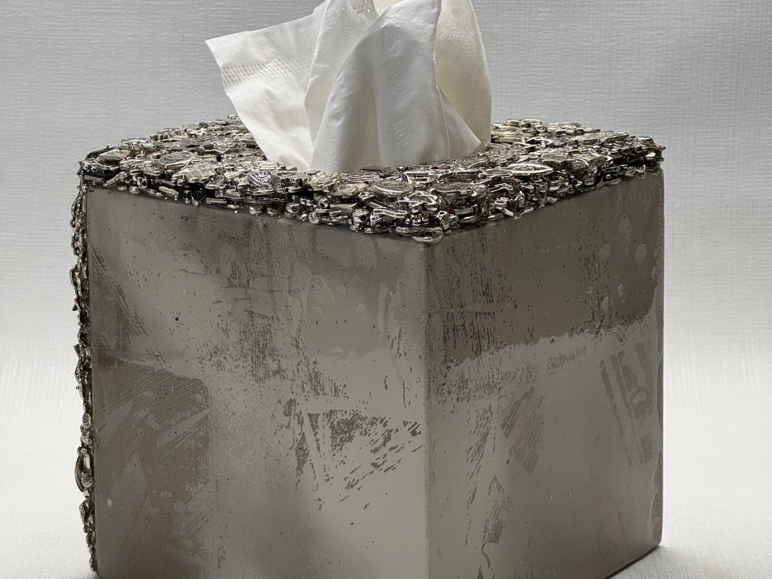 Concrete Tissue Box - JEWISHJOY.co