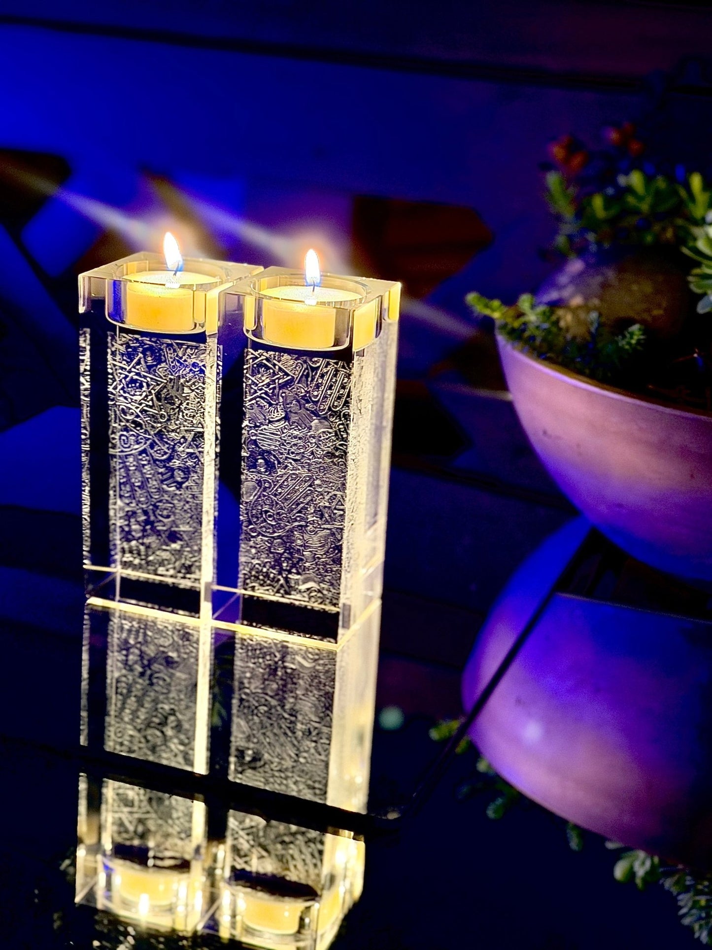 Crystal Candlesticks | Edition 2 - JEWISHJOY.co