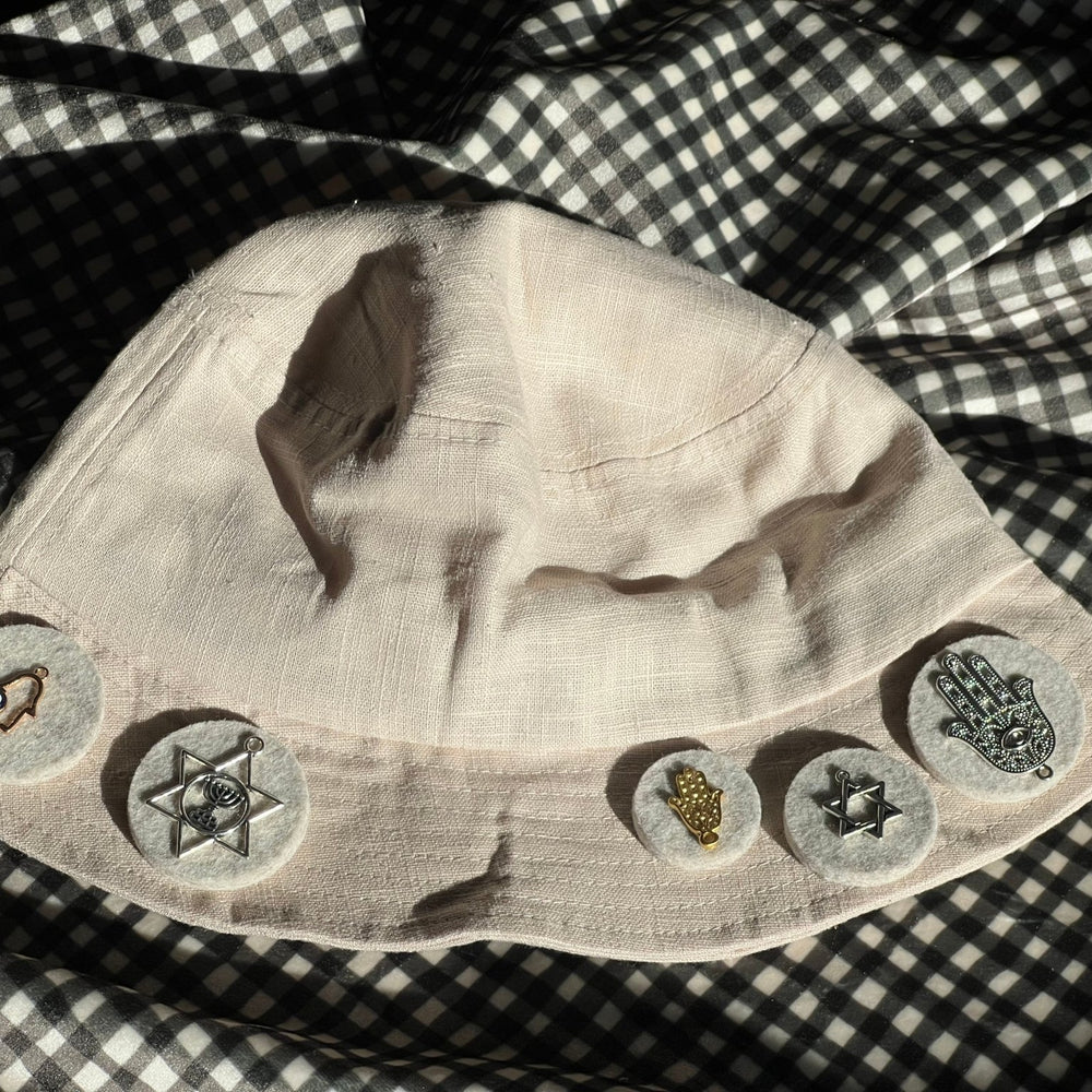 Embellished Bucket Hat - 01 - JEWISHJOY.co