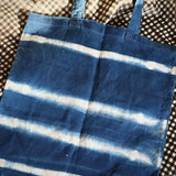 Embellished Shibori Dyed Tote Bag - 02 - JEWISHJOY.co