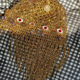 Embellished Stretch Beaded Cap - 02 - JEWISHJOY.co