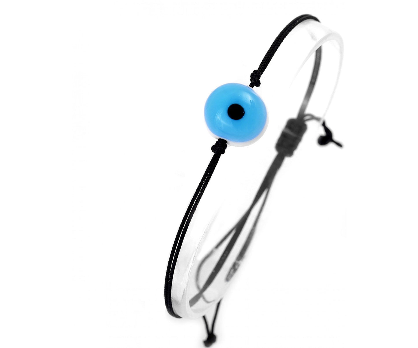 Evil Eye Black Cord Bracelet - JEWISHJOY.co