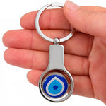 Evil Eye | Spinning Keychain - JEWISHJOY.co