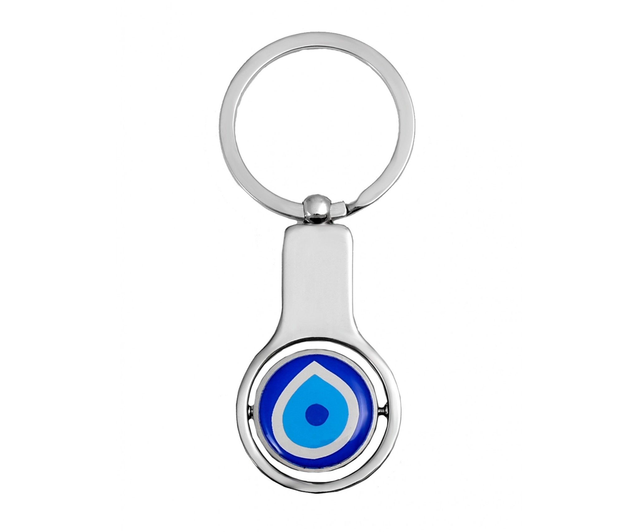 Evil Eye | Spinning Keychain - JEWISHJOY.co