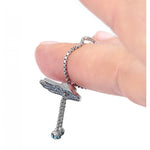 Hamsa Hand Ring with Nana Turquoise Stones - JEWISHJOY.co