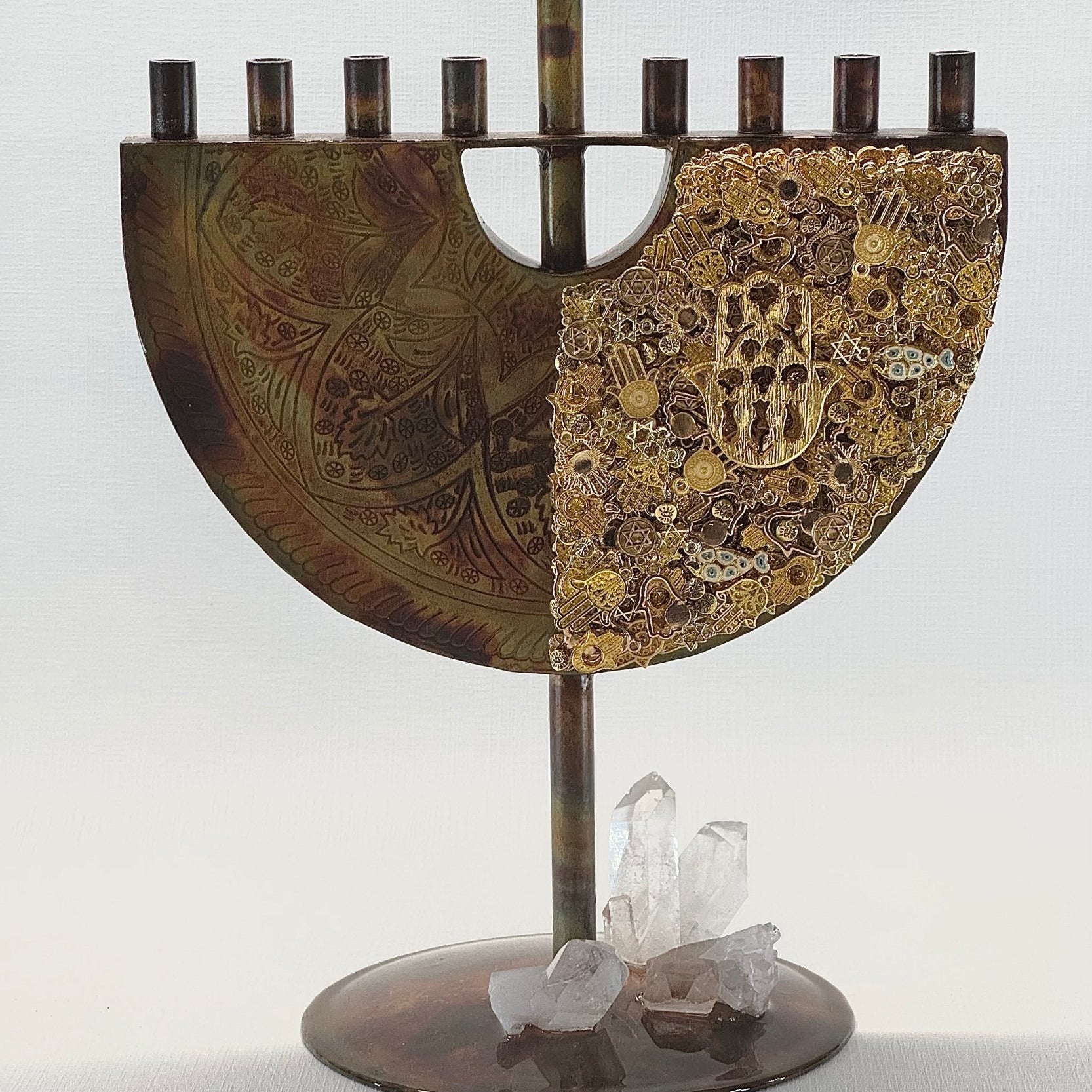 Hamsa Menorah | 02 - JEWISHJOY.co