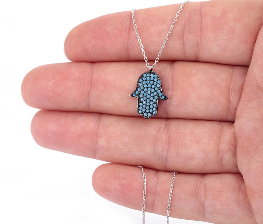 Hamsa Necklace | N4 - JEWISHJOY.co