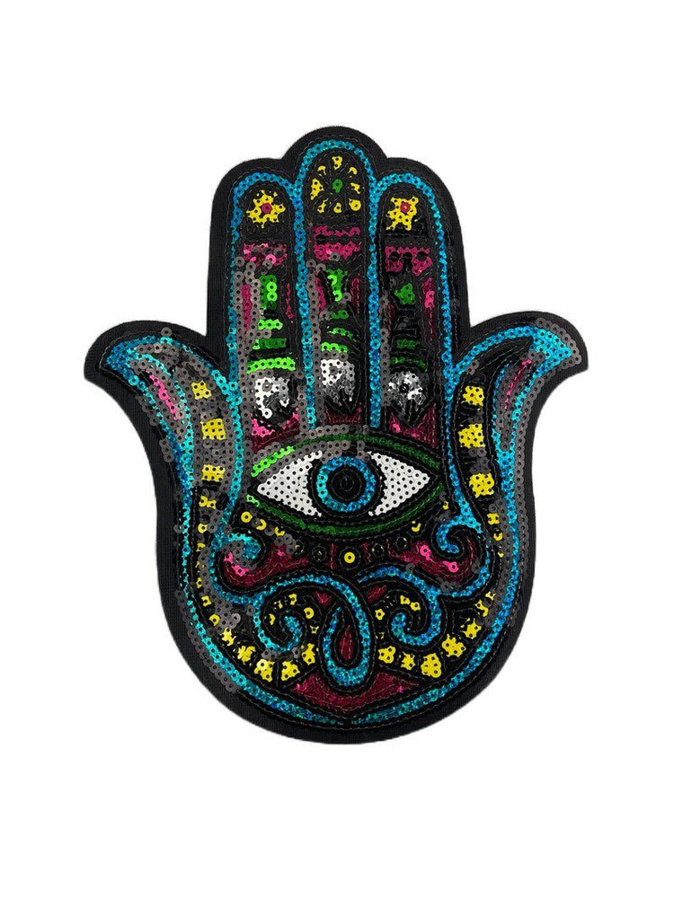 Hamsa Patch (10”) - v2 - JEWISHJOY.co