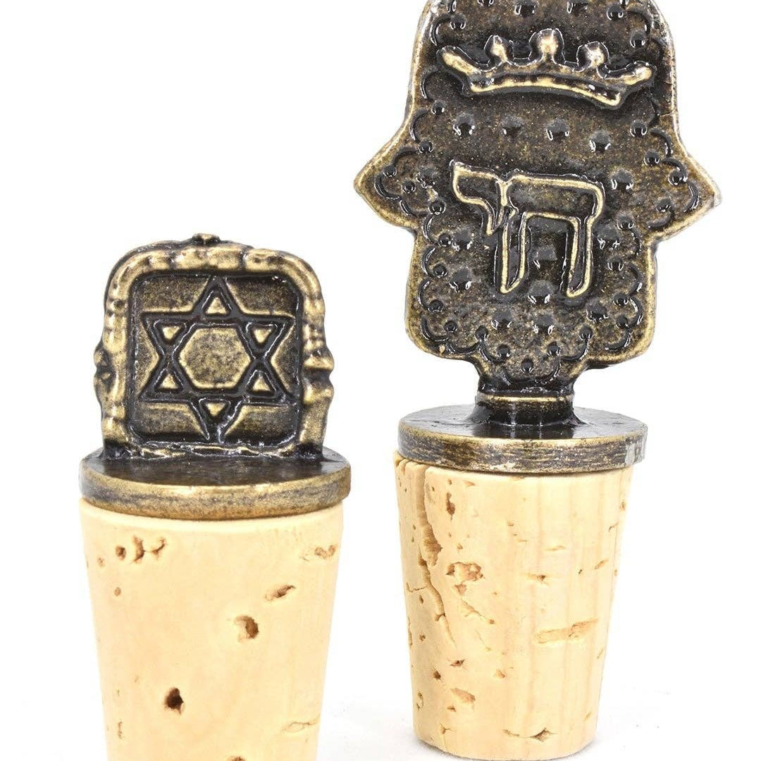 Hamsa Wine Bottle Stopper - JEWISHJOY.co