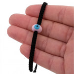 Handmade Macrame Bracelet with Evil Eye Bead - JEWISHJOY.co