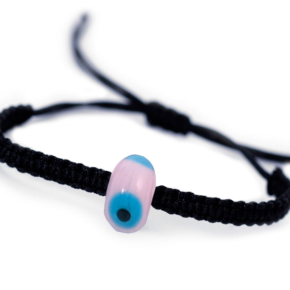 Handmade Macrame Bracelet with Evil Eye Bead - JEWISHJOY.co