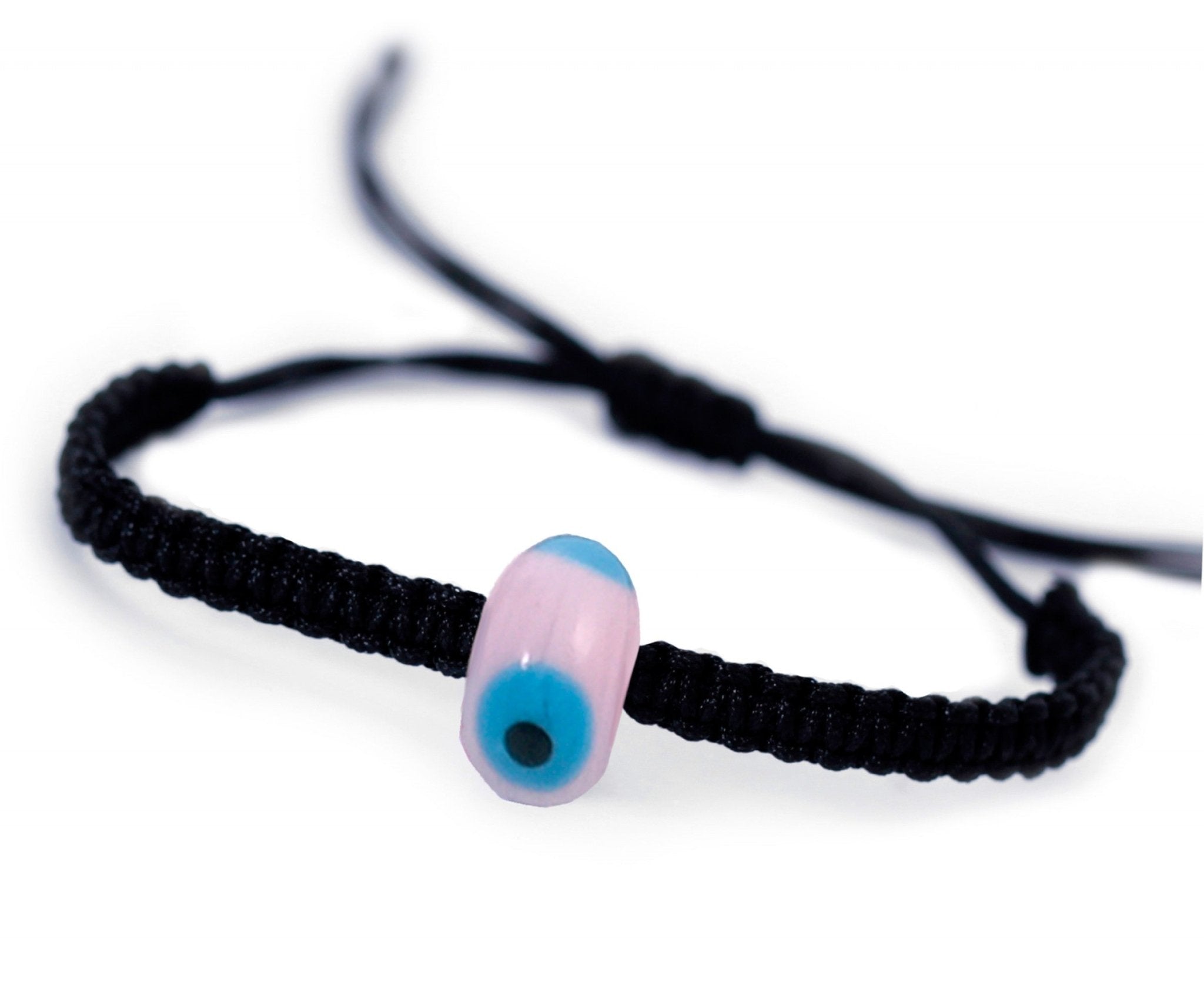 Handmade Macrame Bracelet with Evil Eye Bead - JEWISHJOY.co