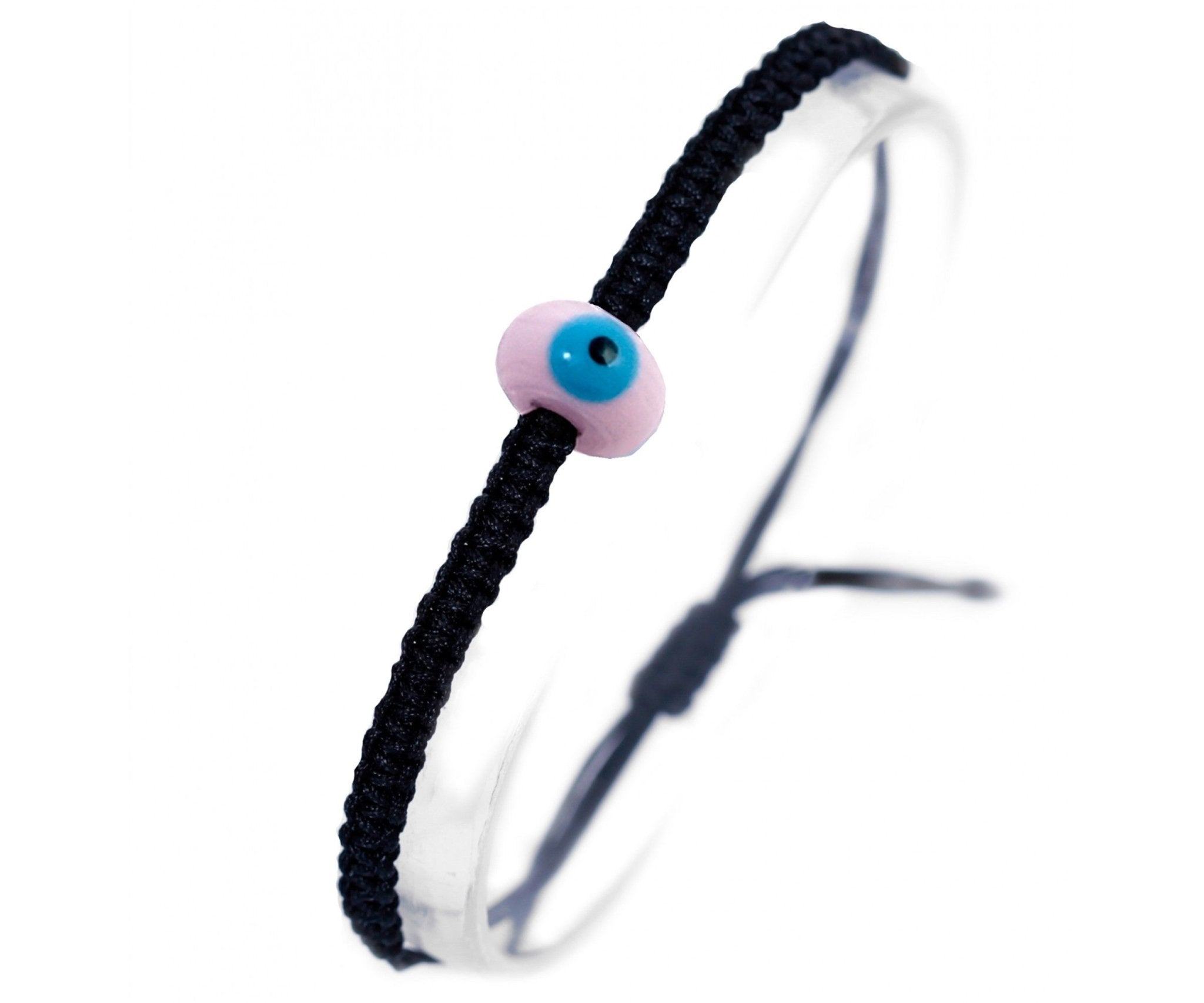 Handmade Macrame Bracelet with Evil Eye Bead - JEWISHJOY.co