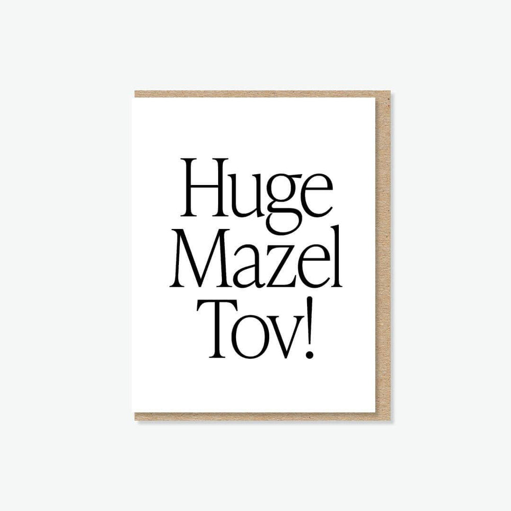 Huge Mazel Tov! Card - JEWISHJOY.co