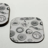 Jewish Drink Coaster Set / Hamsas of Munkatch - JEWISHJOY.co