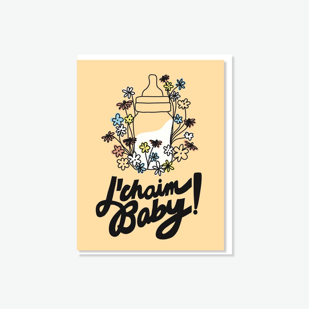 L'chaim baby! #2 Card - JEWISHJOY.co