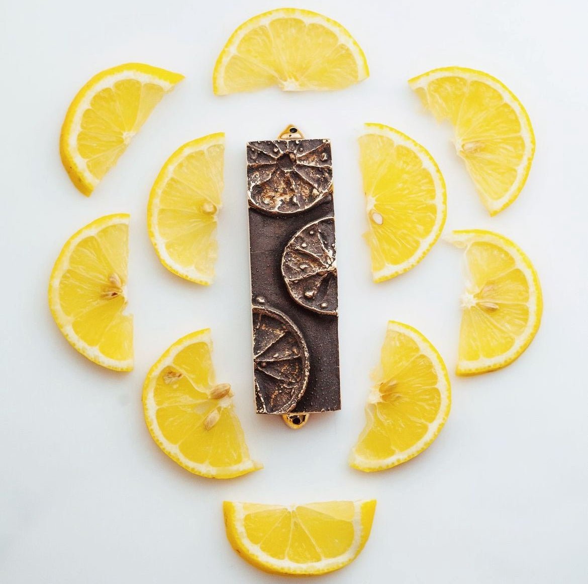 Lemon | Bronze Mezuzah - JEWISHJOY.co