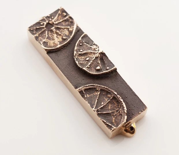 Lemon | Bronze Mezuzah - JEWISHJOY.co