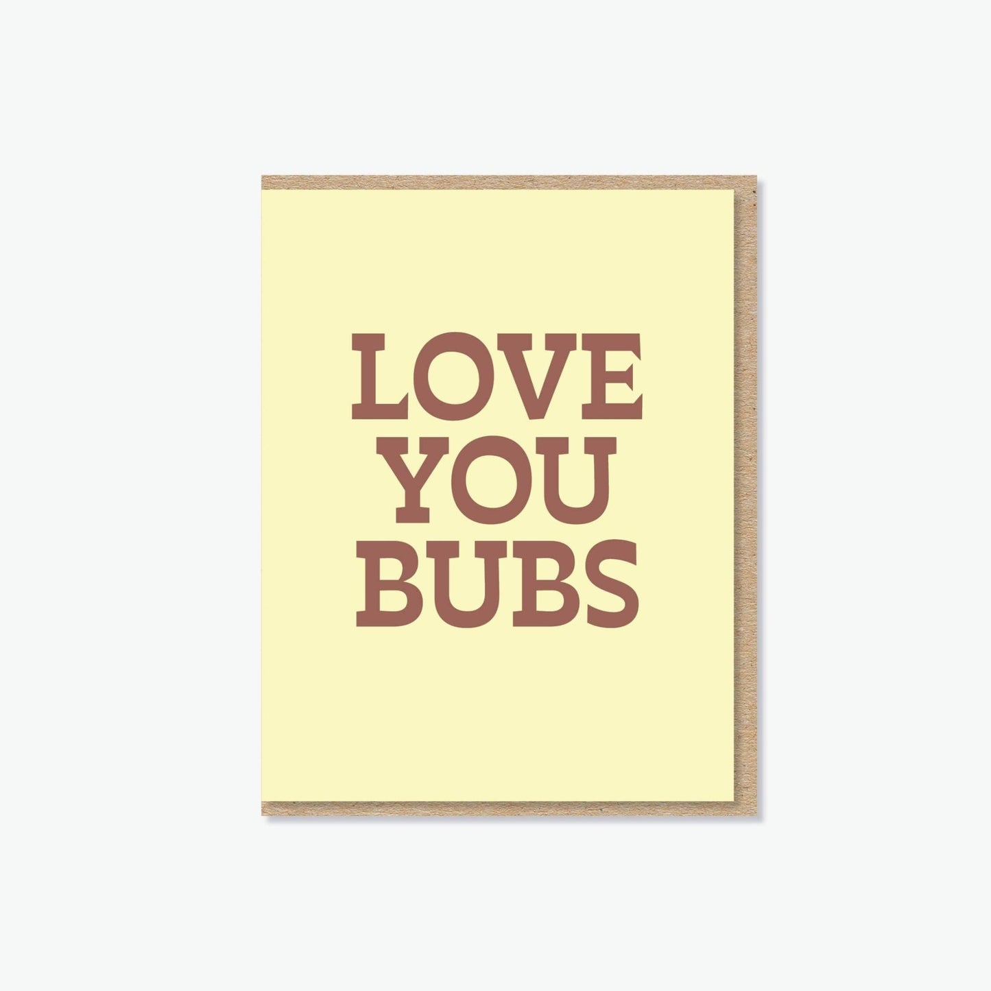 Love You Bubs Card - JEWISHJOY.co