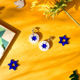 Magen Coin Drop Earrings - JEWISHJOY.co