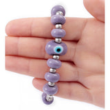 Murano Glass Evil Eye Bracelet | Protective Jewish Amulets - JEWISHJOY.co