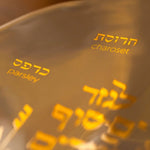 Passover Seder Plate | Red - JEWISHJOY.co