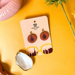 Pomegranate Coin Earrings - JEWISHJOY.co