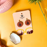 Pomegranate Coin Earrings - JEWISHJOY.co