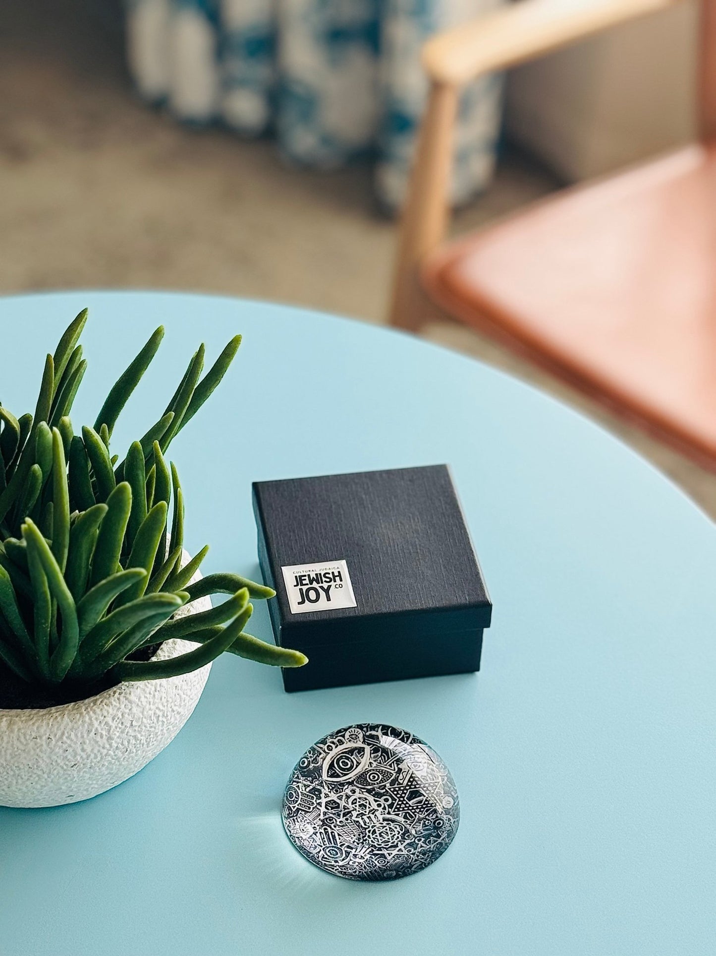 Printed Crystal Paperweight - JEWISHJOY.co