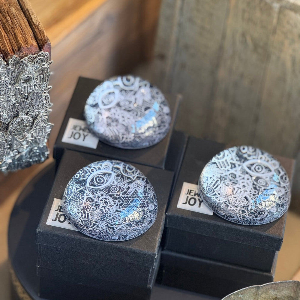 Printed Crystal Paperweight - JEWISHJOY.co