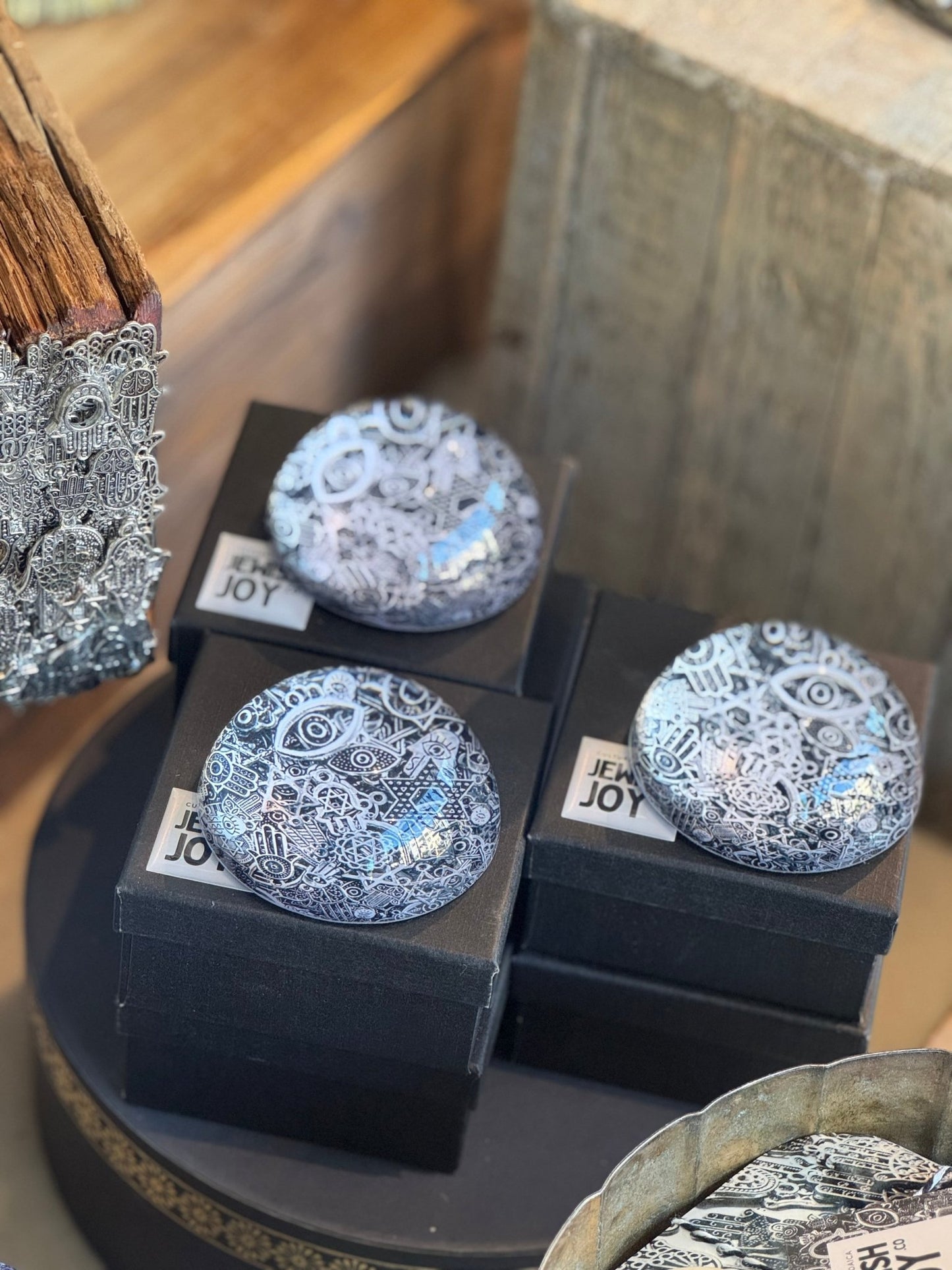 Printed Crystal Paperweight - JEWISHJOY.co