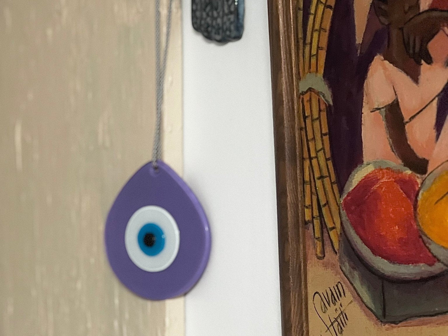 Purple - Evil Eye Hanging Pendant - JEWISHJOY.co