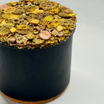 Round Metal Box | Gold - JEWISHJOY.co