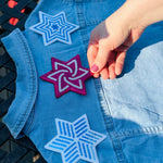 Sequin Star of David Patches (set of 3) - JEWISHJOY.co