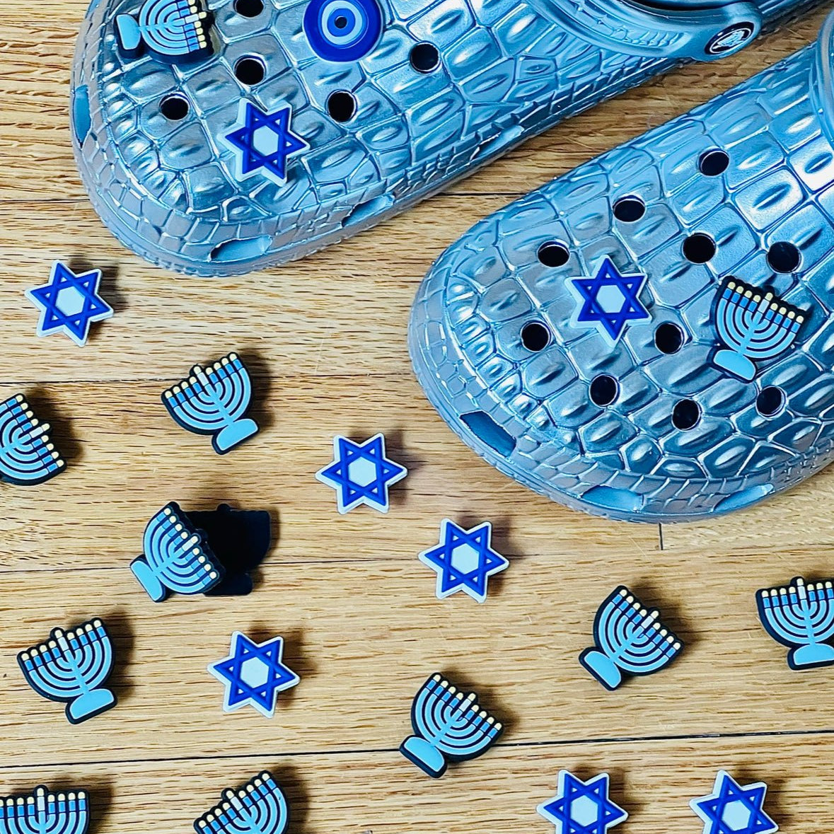 Shoe Charms | Menorah - JEWISHJOY.co