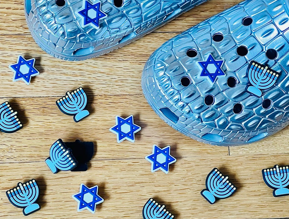 Shoe Charms | Menorah - JEWISHJOY.co