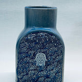 Small Ceramic Vase (blue resin) - JEWISHJOY.co