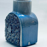 Small Ceramic Vase (blue resin) - JEWISHJOY.co