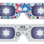 Star of David - 3D Glasses - JEWISHJOY.co