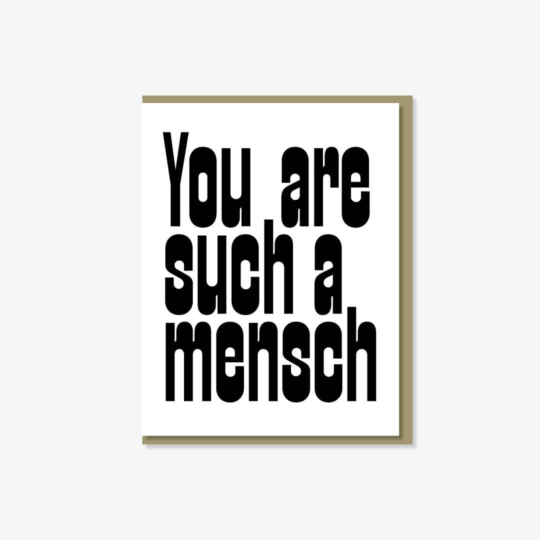 Such a Mensch Card - JEWISHJOY.co